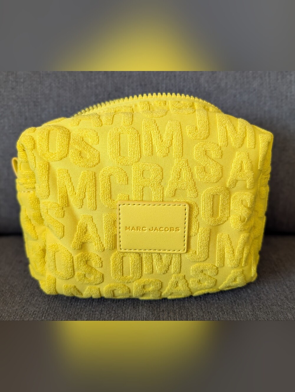 Marc Jacobs Yellow Logo Pouch